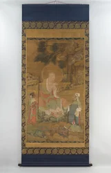 龍を召喚する羅漢、元の時代か明の時代か