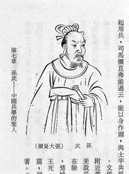 孫子の肖像（紀元前4世紀、『孫子』『孫子』『孫子』『素問』の理論家