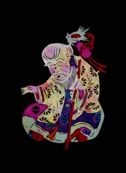 道教の医薬の神、薬王殿。中国の民芸品、ペキン。