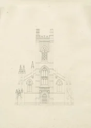 Burton-upon-Trent - Holy Trinity Church: Drawing, nd [?1820s] (drawing)
