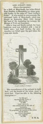 Drayton-in-Hales-&39;Audley Cross on Blore Heath &39;：木版画、nd [？19th cent]（印刷）