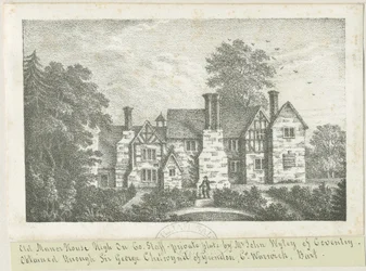 High Onn - Old Manor House: リトグラフ, nd [?19世紀] (プリント)