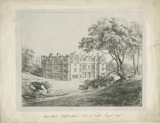 Keele Hall: リトグラフ, nd [?18世紀] (プリント)
