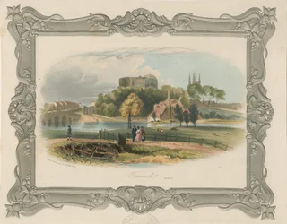 タムワース城：スティール・エングレーヴィング（ティンテッド）, nd [c 1841] (プリント)