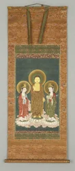 仏陀と二菩薩