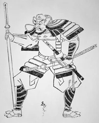 無名の日本武尊（リトグラフ