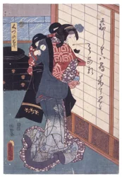無題（カラー木版画）