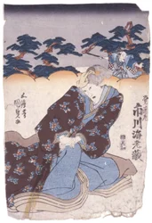 無題（カラー木版画）
