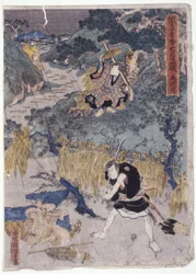 無題（カラー木版画）