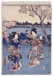 無題（カラー木版画）