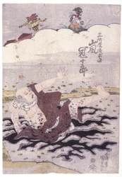 無題（カラー木版画）