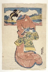 無題（カラー木版画）