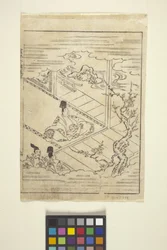 無題（カラー木版画）
