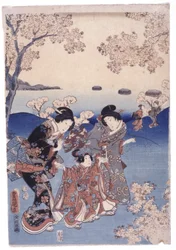 無題（カラー木版画）