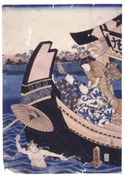 無題（カラー木版画）