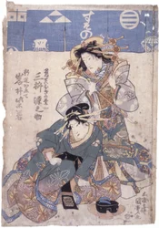 無題（カラー木版画）