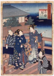無題（カラー木版画）