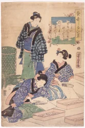 無題（カラー木版画）