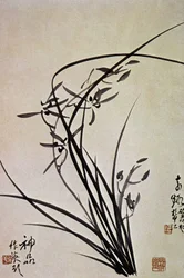 オーキデ。YI王朝のコリアンプリント。