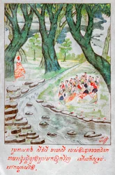 マハジャナカ ジャータカ。 の。 1910年（イラスト）