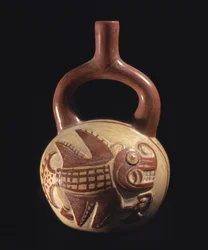 魚文花瓶 モーチカ 200-800 AD（陶製