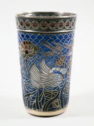 カップ、1890年頃（エナメル）