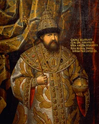 ロシア皇帝アレクシス（1629-76）の肖像（1645-76） 作者不明の絵画