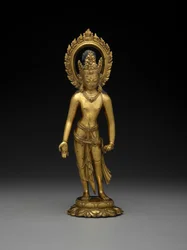 パドマパニ、8世紀または–9世紀（金銅）