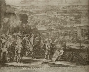 1696年のロシア軍によるトルコ要塞アゾフ包囲、um 1700