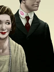 The Constant Wife, 2005（スクラッチボード、デジタル着色）