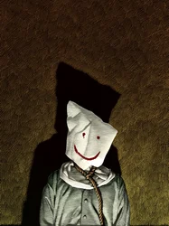 The Pillowman, 2007（スクラッチボード、デジタル彩色）