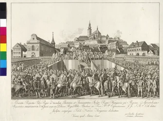 1792年6月6日、ブダペストにおける皇帝フランツ2世のハンガリー王戴冠式