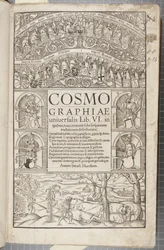 コスモグラフィアのタイトルページ、1544