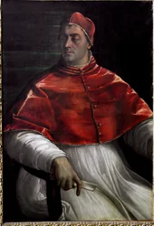 教皇クレメンス7世（ジュリオ・デ・メディチ）の肖像 1526年頃（絵画