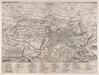 ローマの素晴らしさの鏡: 北からのローマの眺め, 1561., 1561.
