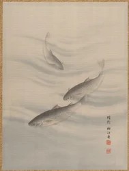 魚の水泳、カリフォルニア州。 1890-92。