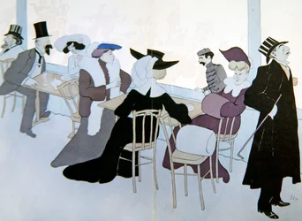 The Palais de Glace, c.1905 (カラーリトグラフ)