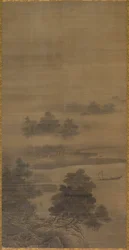 風景、1500 年代後半から 1600 年代前半。