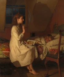 金髪の少女の物語、1870年頃