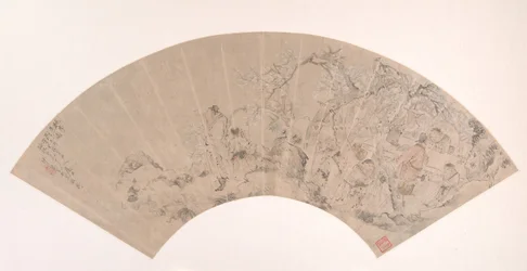 桃と梅の庭、1879 年。