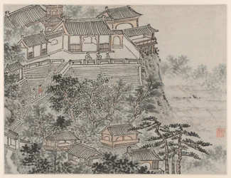 蘇州虎丘十二景：五賢者テラス