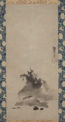 Haboku Flung-ink Landscape、c。 1510年。