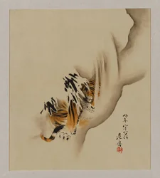 高名な是真による漆絵の画帖