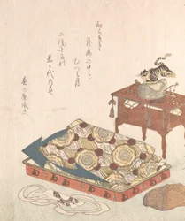 春雨コレクションより舞楽の衣装…おそらく1818年寅年。
