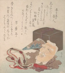 能舞用の面とその他のオブジェクト。