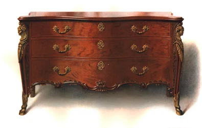 マホガニーの大便器、1906