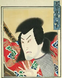俳優の肖像画のアルバムからの葉、c。 1790～1810年。