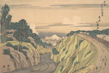 東都御茶ノ水の眺め。 1830年頃。 1830年。