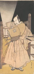武士の役割の市川團蔵IV、ca。 1785年。