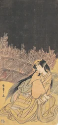 三代目 瀬川菊之丞 蹲る女 1778年